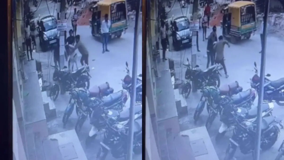 घटना का वीडियो CCTV में कैद।- India TV Hindi