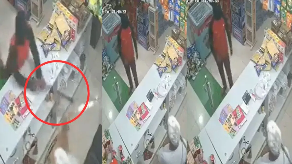 fight between shopkeeper and thief- India TV Hindi