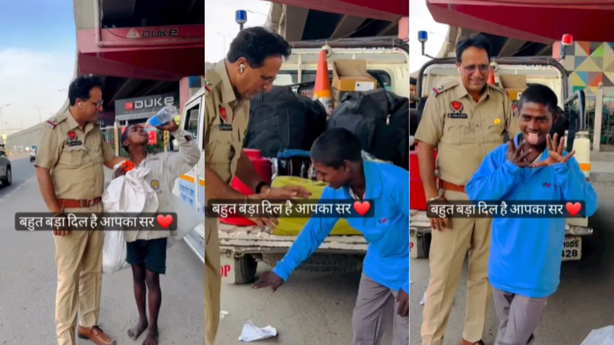 police officer touched everyone's heart- India TV Hindi