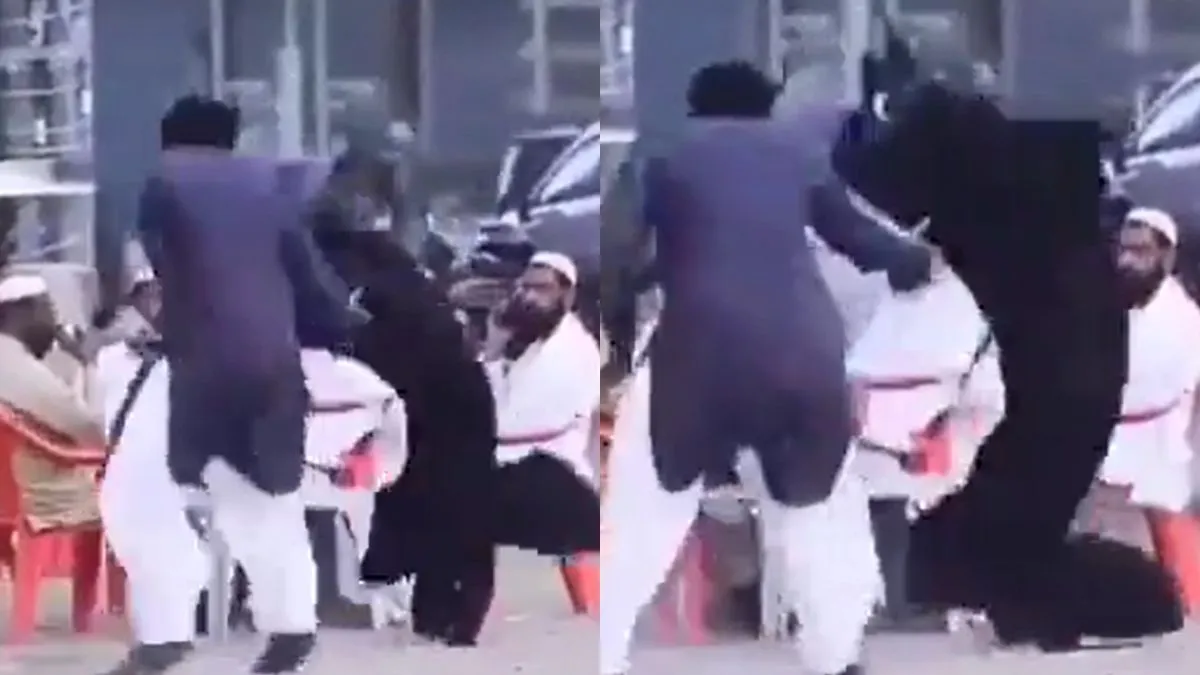 Woman hits backflip in burqa- India TV Hindi