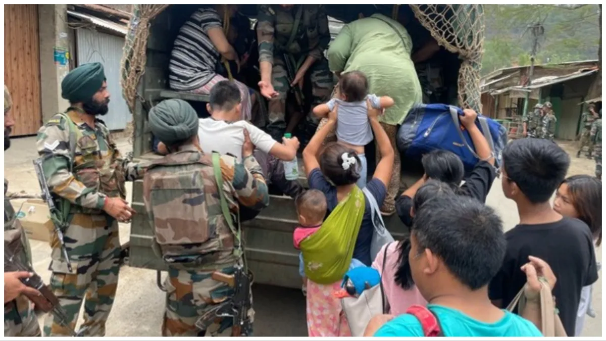 Manipur Violence 23 thousand people were rescued in Manipur the army is keeping an eye on everything- India TV Hindi