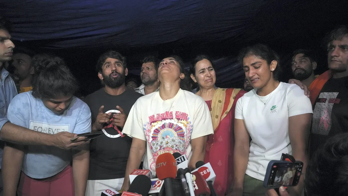 wrestlers protest- India TV Hindi