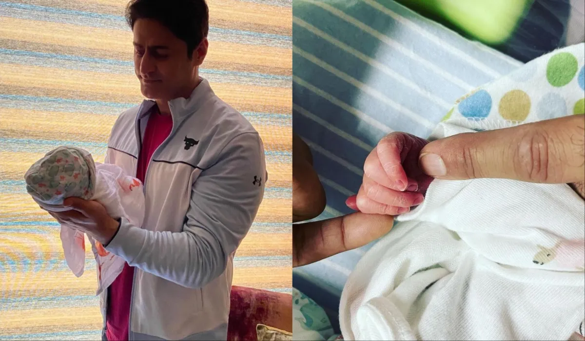 mohit raina shared a adorable photo of his daughter first look - India TV Hindi