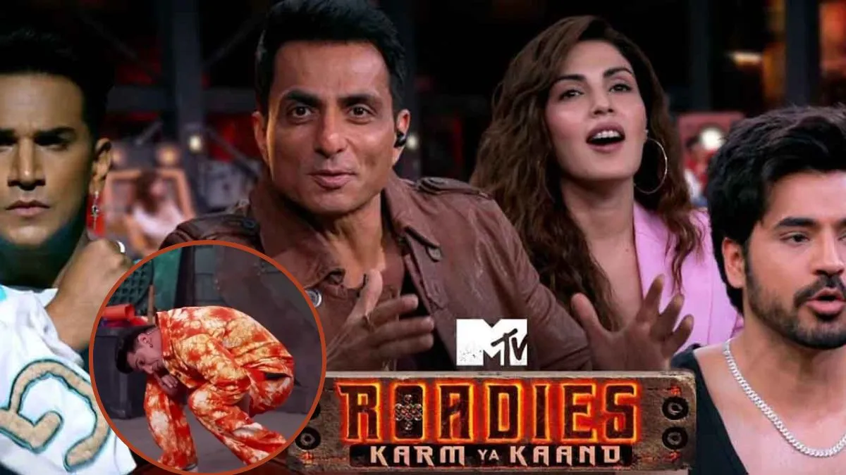 MTV Roadies 19 rhea chakraborty prince narula gautam gulati fun and frolic activity during task make- India TV Hindi