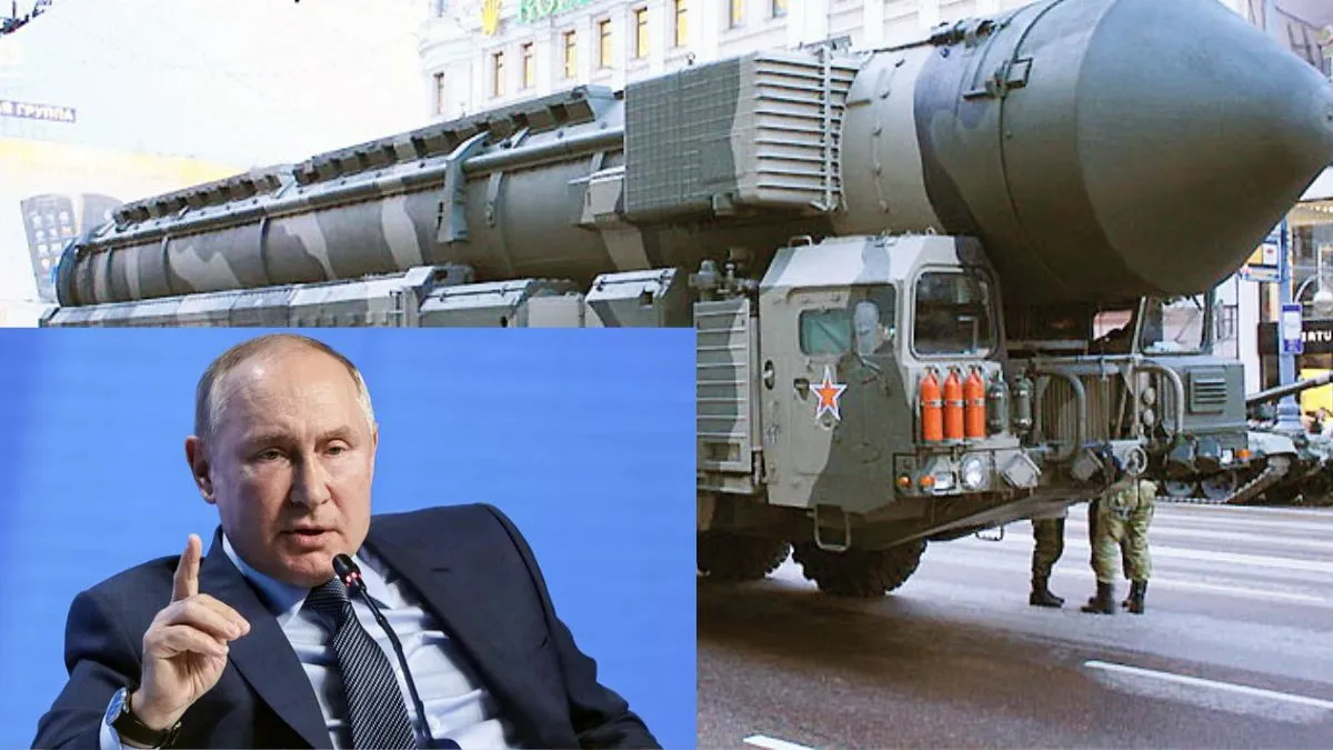 परमाणु मिसाइल के साथ रूस के राष्ट्रपति पुतिन (प्रतीकात्मक फोटो)- India TV Hindi