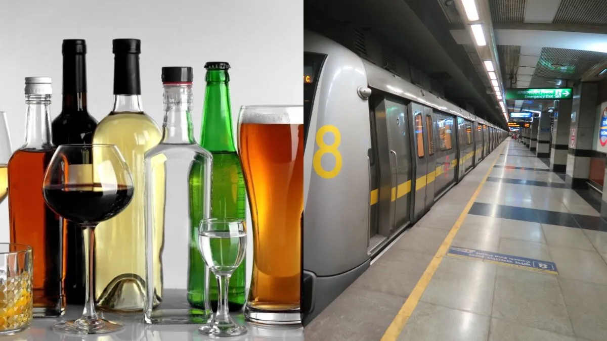 Alcohol and delhi metro- India TV Hindi