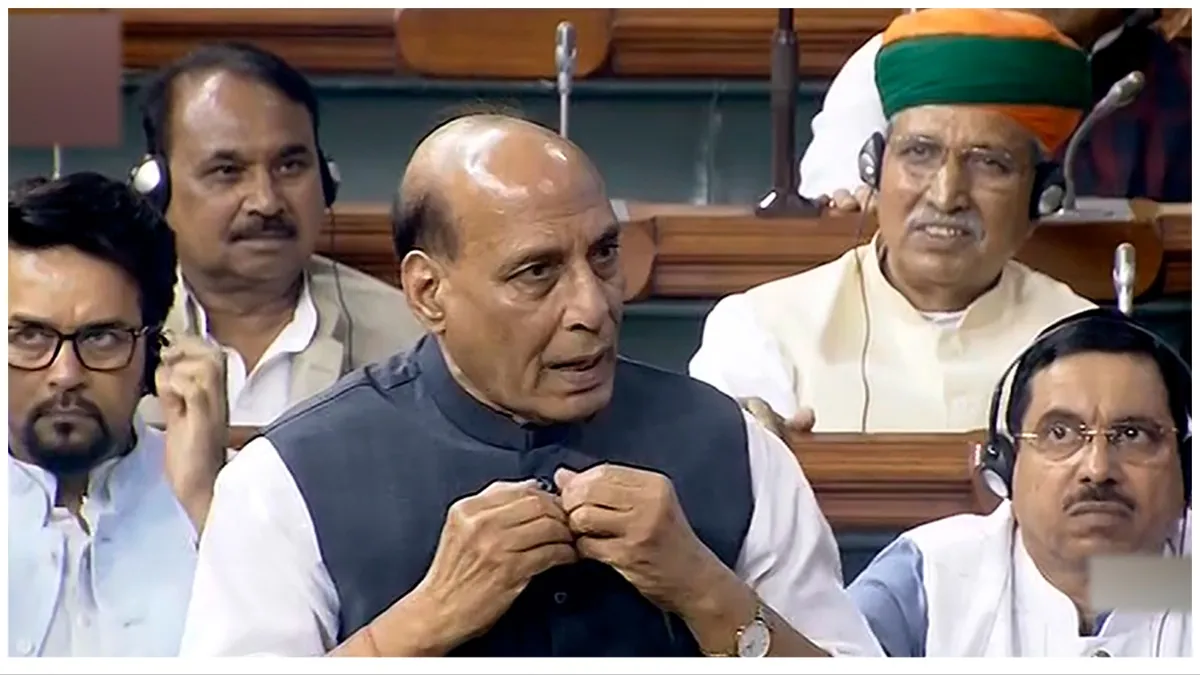 Government ready for discussion on Manipur issue in Parliament Rajnath Singh said Opposition is not - India TV Hindi