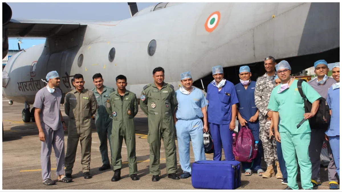 Indian Air force jawan heart transplant done heart brought to Pune through green corridor- India TV Hindi
