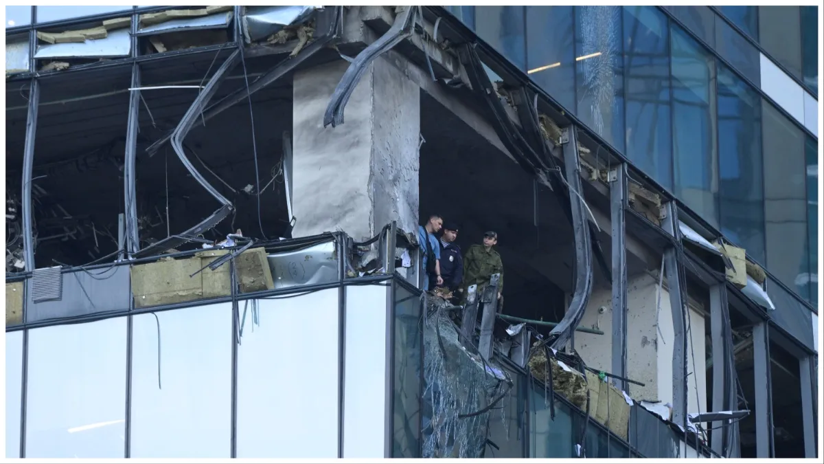 Ukraine attacks two buildings in Moscow with drones airport closed- India TV Hindi