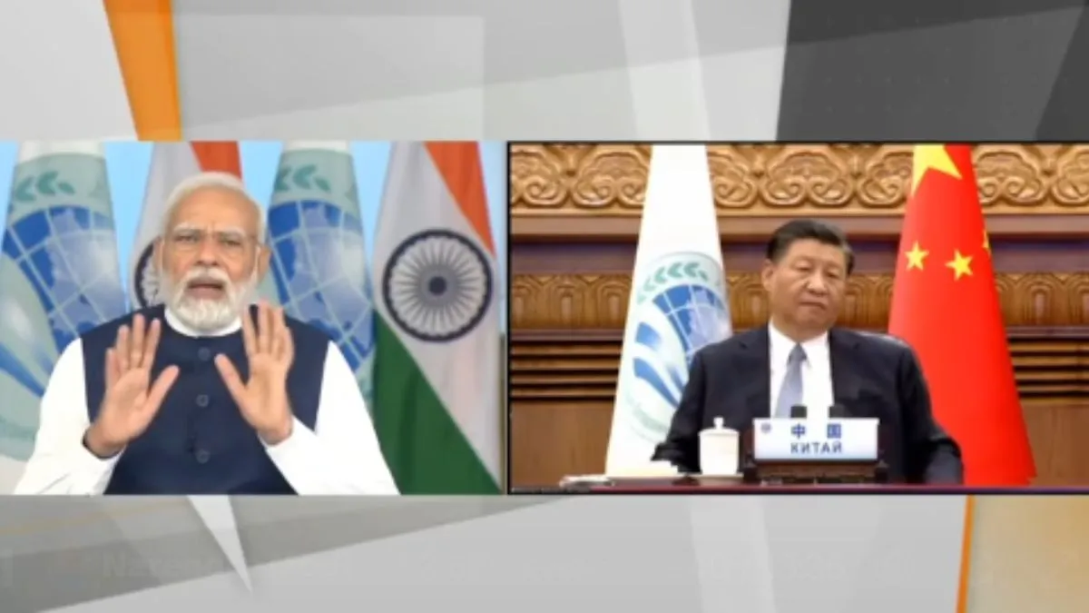 SCO सम्मेलन में पीएम मोदी और चीन के राष्ट्रपति शी जिनपिंग- India TV Hindi