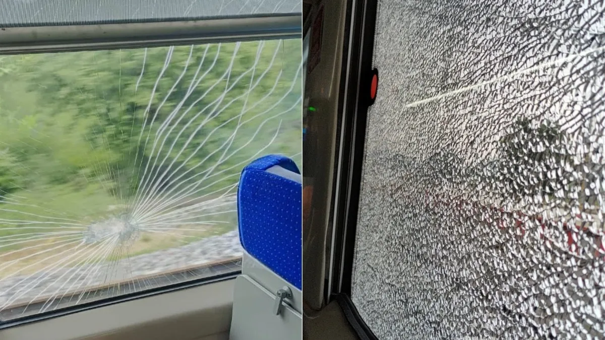 वंदे भारत ट्रेन पर फिर हमला- India TV Hindi