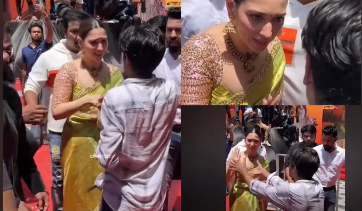 Tamannaah Bhatia fan jumped barricades to meet actress did nonsense things with actress- India TV Hindi