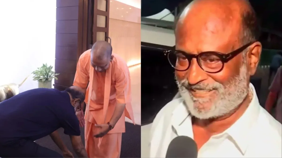 Rajinikanth respond to criticism over touching cm yogi adityanath feet - India TV Hindi