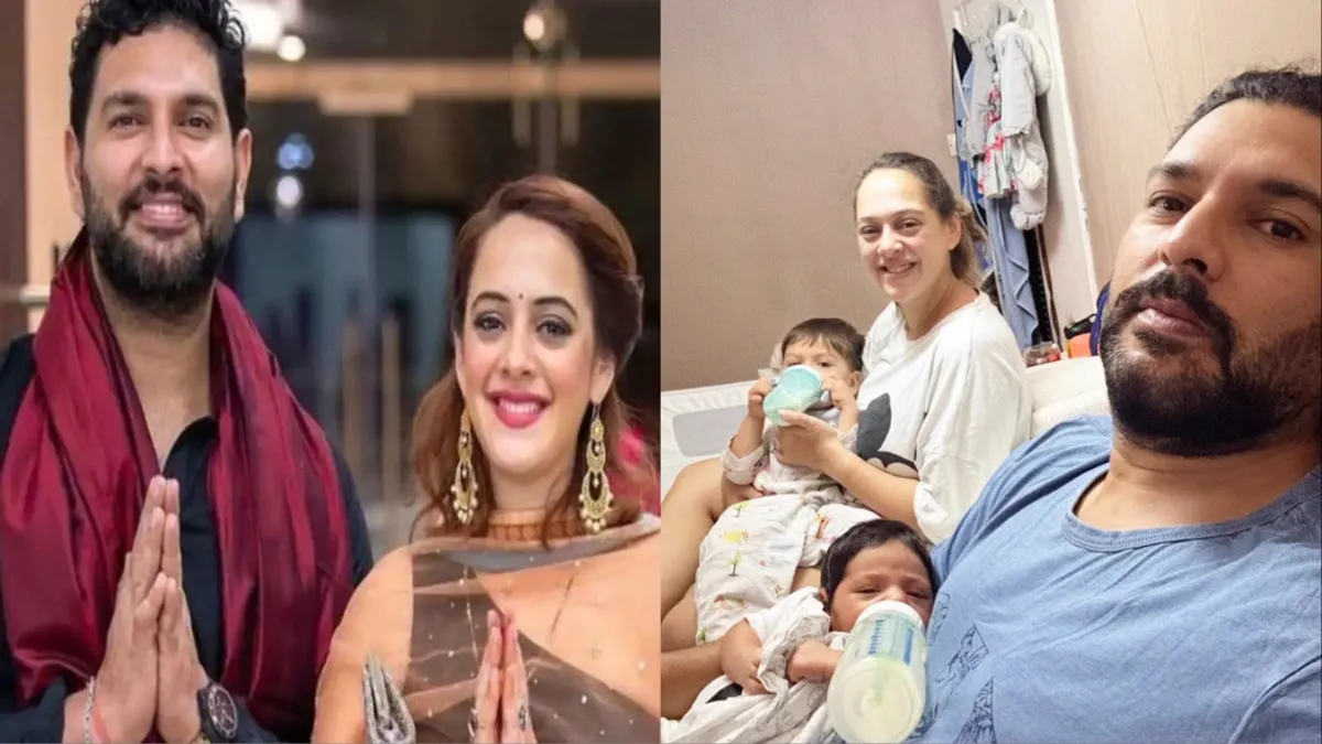 yuvraj singh hazel keech blessed with baby girl cricketer shared a first photo of her princess Aura- India TV Hindi