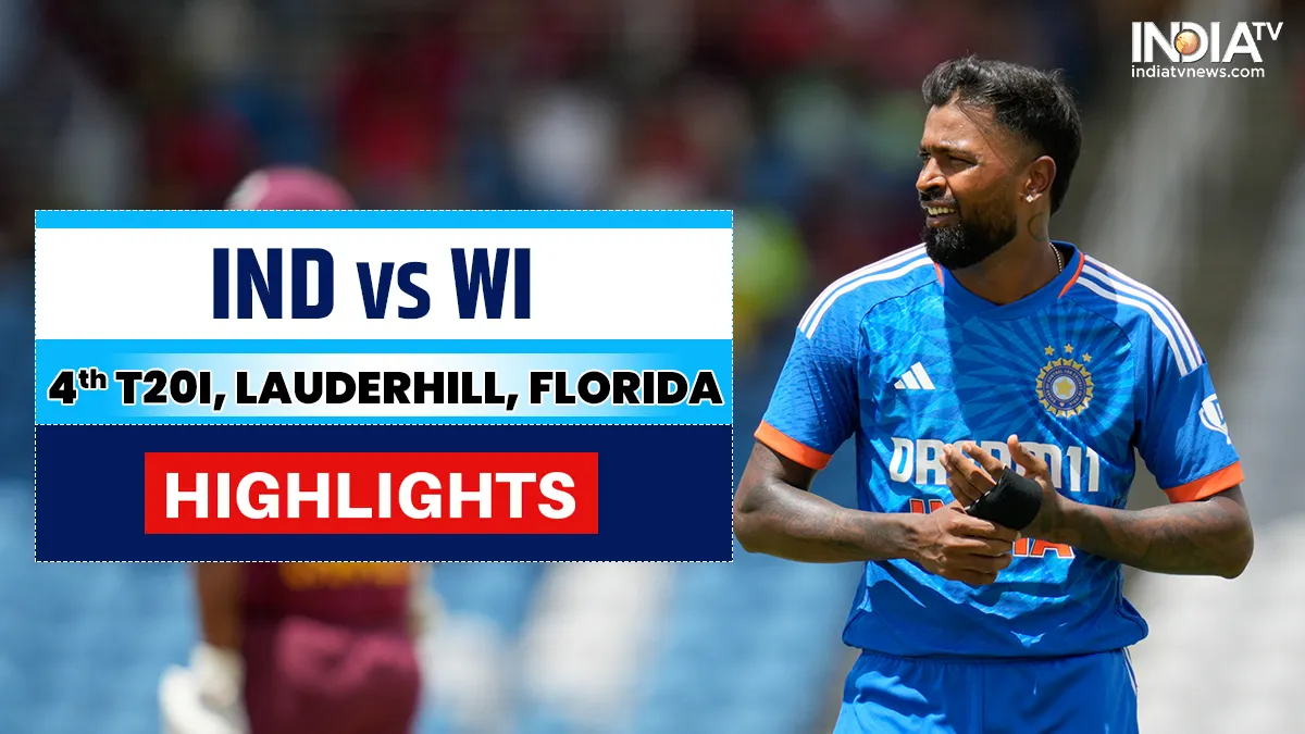 IND vs WI 4th T20I Highlights- India TV Hindi