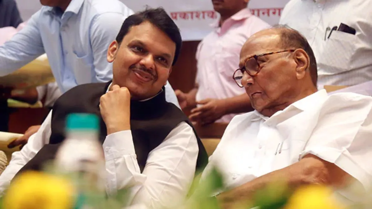 Sharad Pawar and Devendra Fadnavis- India TV Hindi