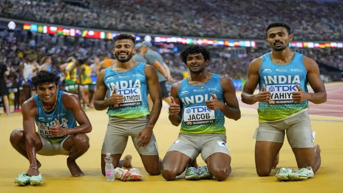 Indian men's 4x400m relay team- India TV Hindi