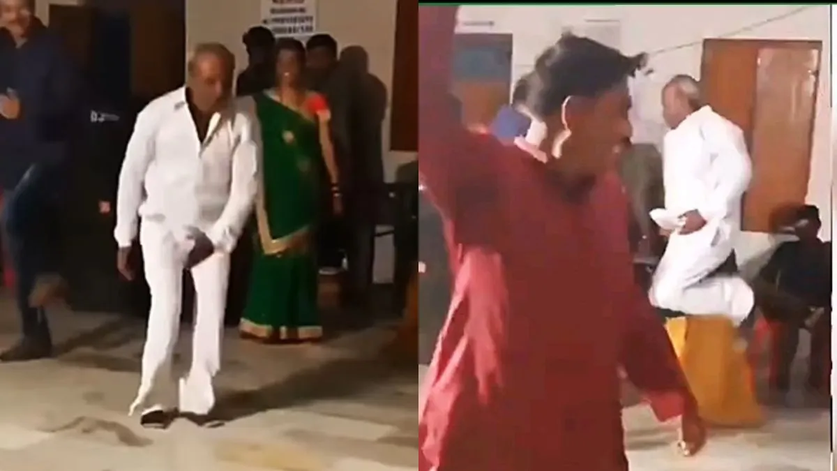 बंदर डांस करते हुए दिखे चचा।- India TV Hindi
