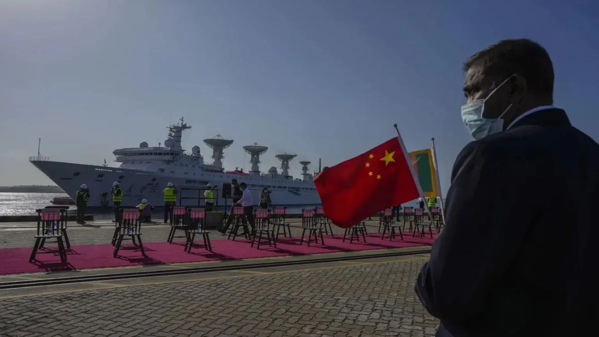 श्रीलंका में आया चीन का 'जासूसी' जहाज- India TV Hindi