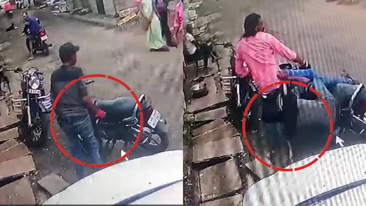 बाइक पर युवक को सांप ने काटा- India TV Hindi