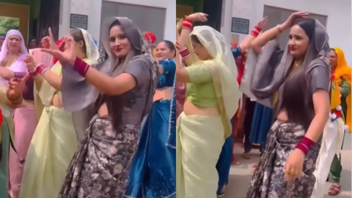 महिलाओं के साथ डांस करते हुई सीमा हैदर।- India TV Hindi