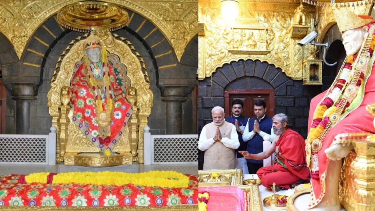Narendra Modi will visit shirdi Sai Baba in Shirdi- India TV Hindi