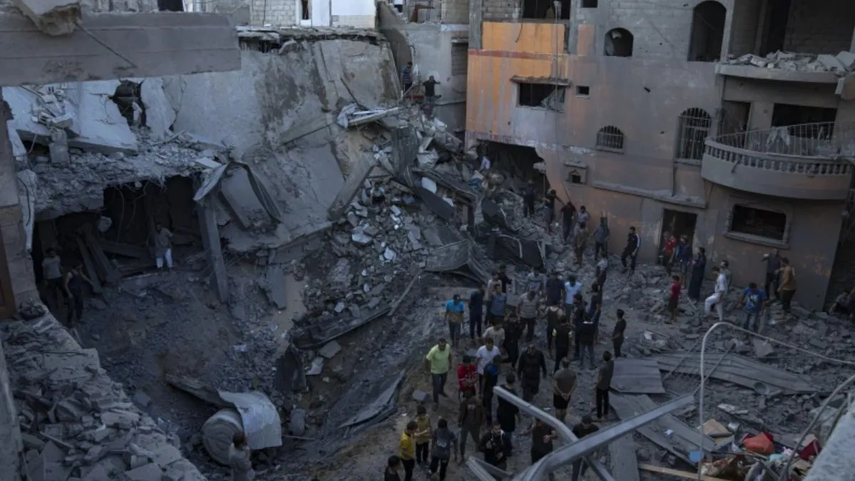 इजराइल हमास जंग के बीच तबाही का मंजर।- India TV Hindi