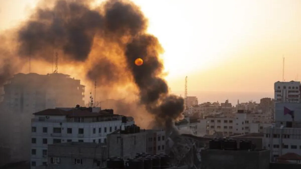 हमास के हमले के बाद गाजा पट्टी पर इजरायल का बड़ा पलटवार।- India TV Hindi
