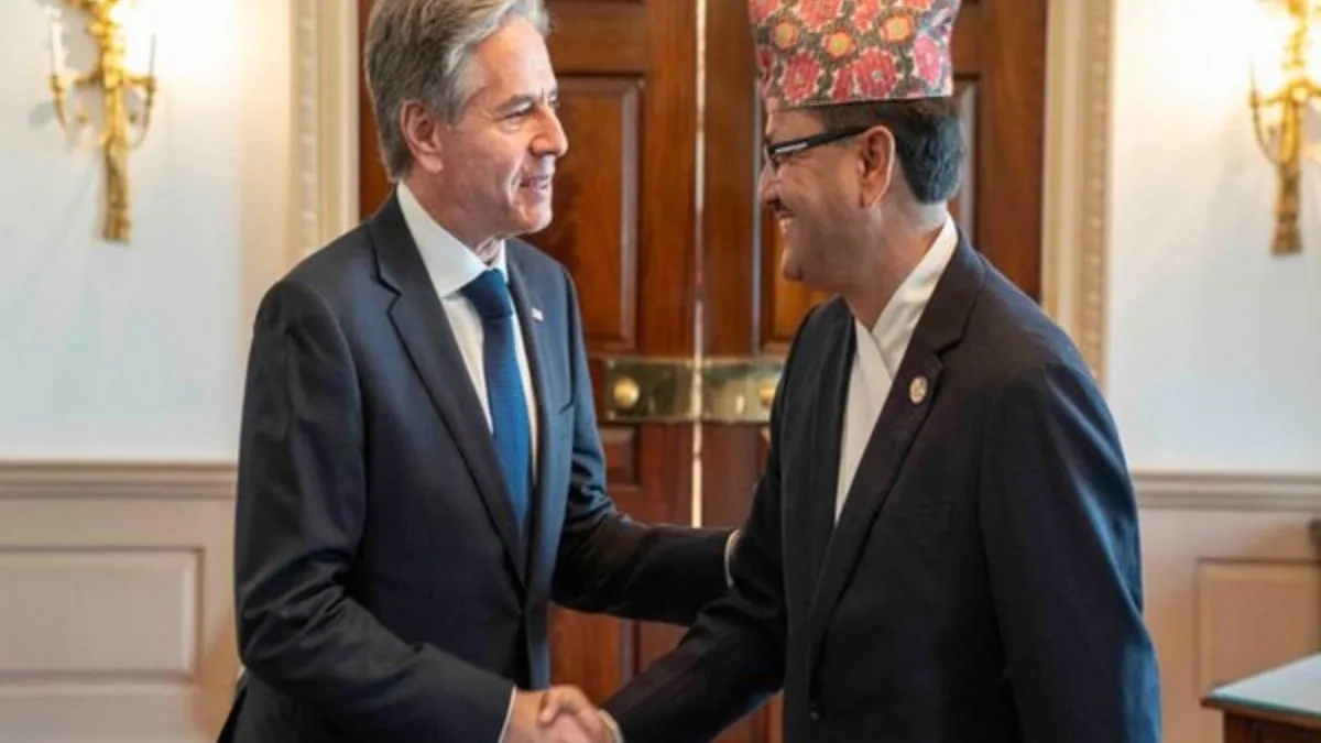 अमेरिकी विदेश मंत्री एंटनी ब्लिंकन और नेपाली समकक्ष सऊद- India TV Hindi