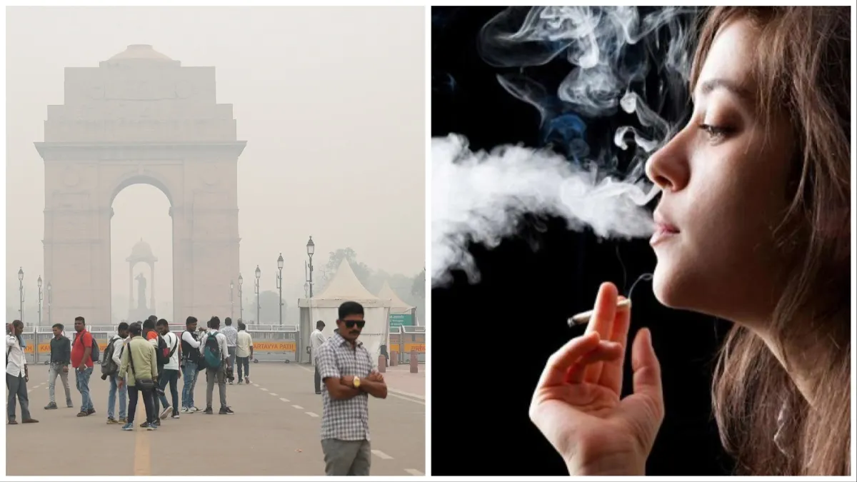 Delhi Air Pollution People breathing the air of Delhi are smoking 25-30 cigarettes daily Medanta doc- India TV Hindi