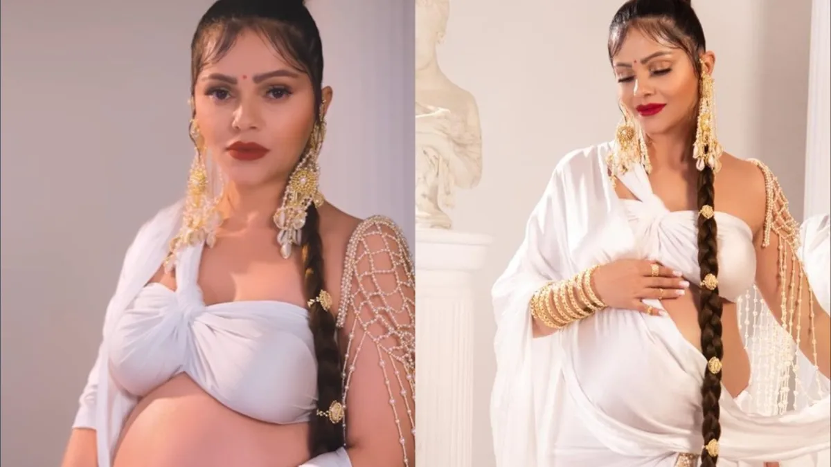 Rubina Dilaik share new hot pregnancy photoshoot video - India TV Hindi