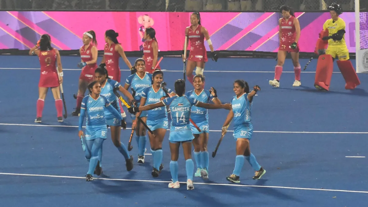 India Women's vs Japan Women's Hockey Team Match- India TV Hindi