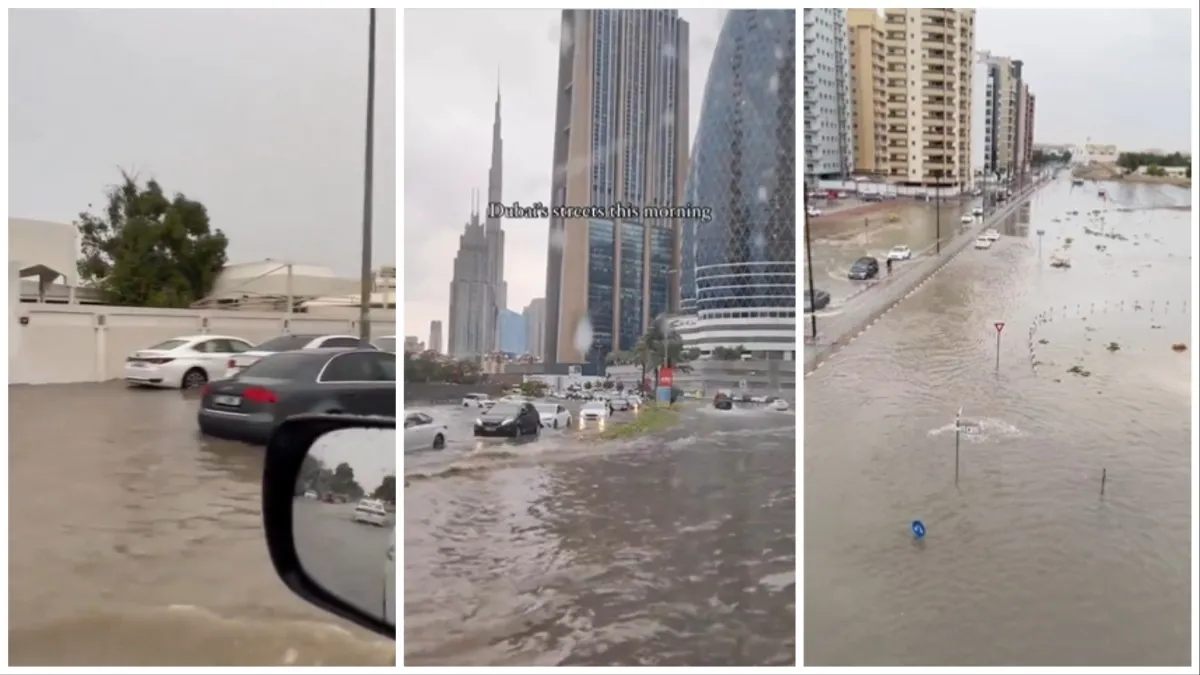 Rainfall in Dubai heavy rainfall in dubai google trending viral videos of flood - India TV Hindi