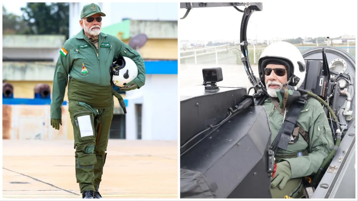 PM Narendra Modi wore a special g suit before the tejas Aircraft Flight know what its specialty- India TV Hindi