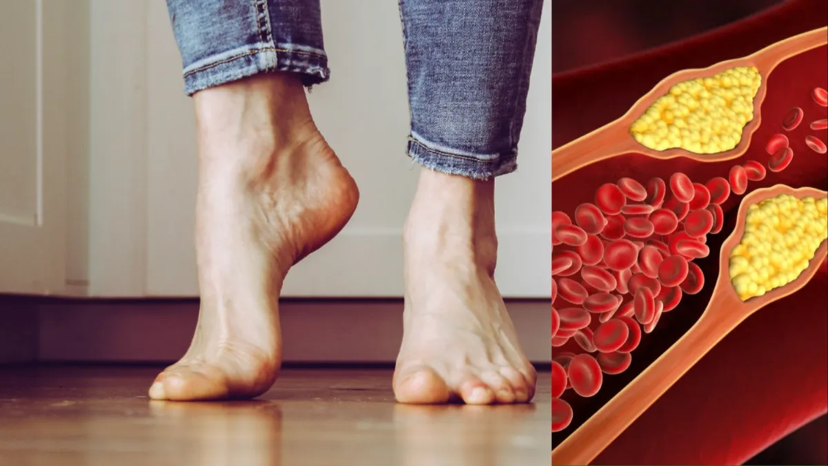 cholesterol symptoms in feet- India TV Hindi