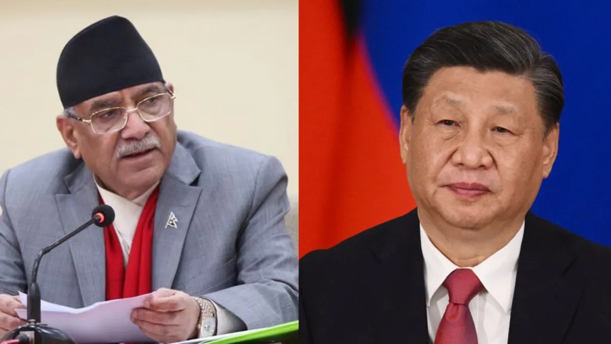 नेपाल के पीएम प्रचंड और चीन के राष्ट्रपति जिनपिंग- India TV Hindi