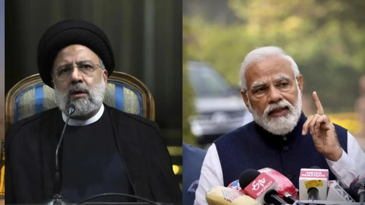 ईरानी राष्ट्रपति इब्राहिम रईसी और पीएम मोदी। - India TV Hindi