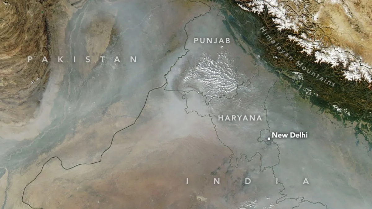 पूरे उत्तर भारत में धुंध की चादर।- India TV Hindi