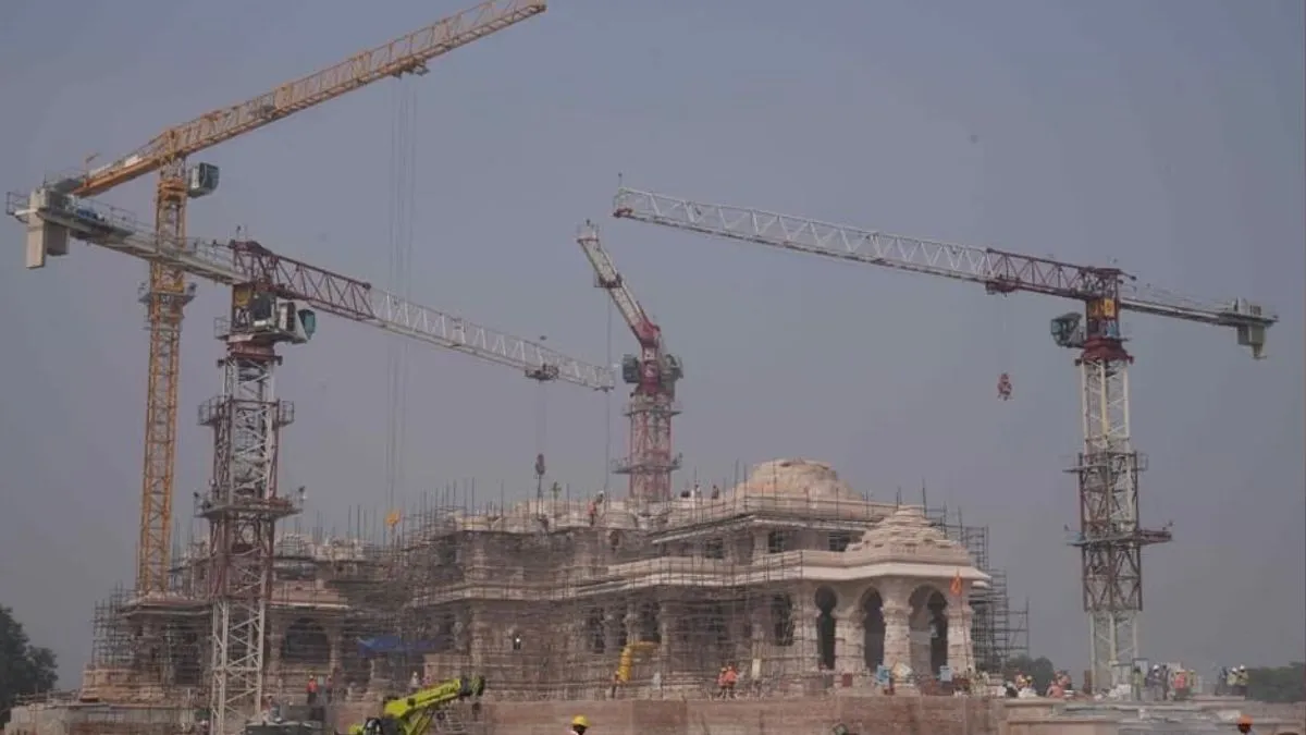 निर्माणाधीन राम मंदिर- India TV Hindi