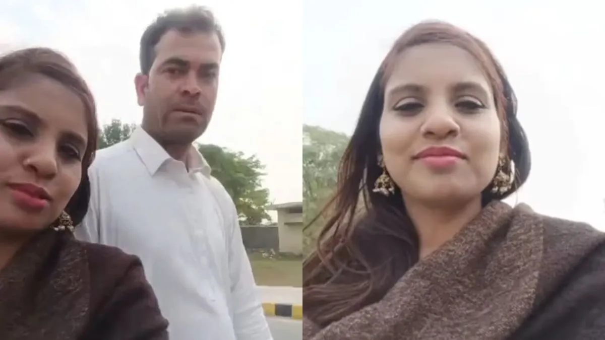 अंजू और उसका पाकिस्तानी पति नसरुल्लाह- India TV Hindi