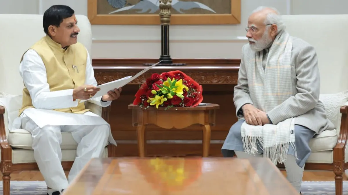 पीएम मोदी से मिले मध्य प्रदेश के CM मोहन यादव।- India TV Hindi