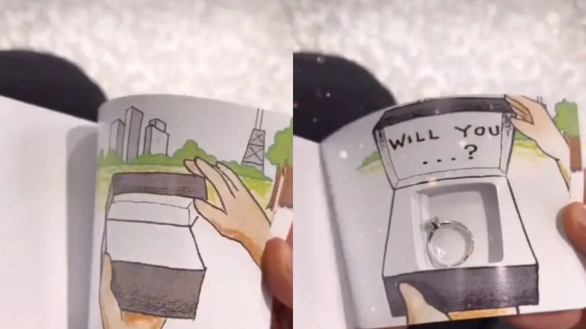 You have never seen such a creative wedding proposal before, the video ...