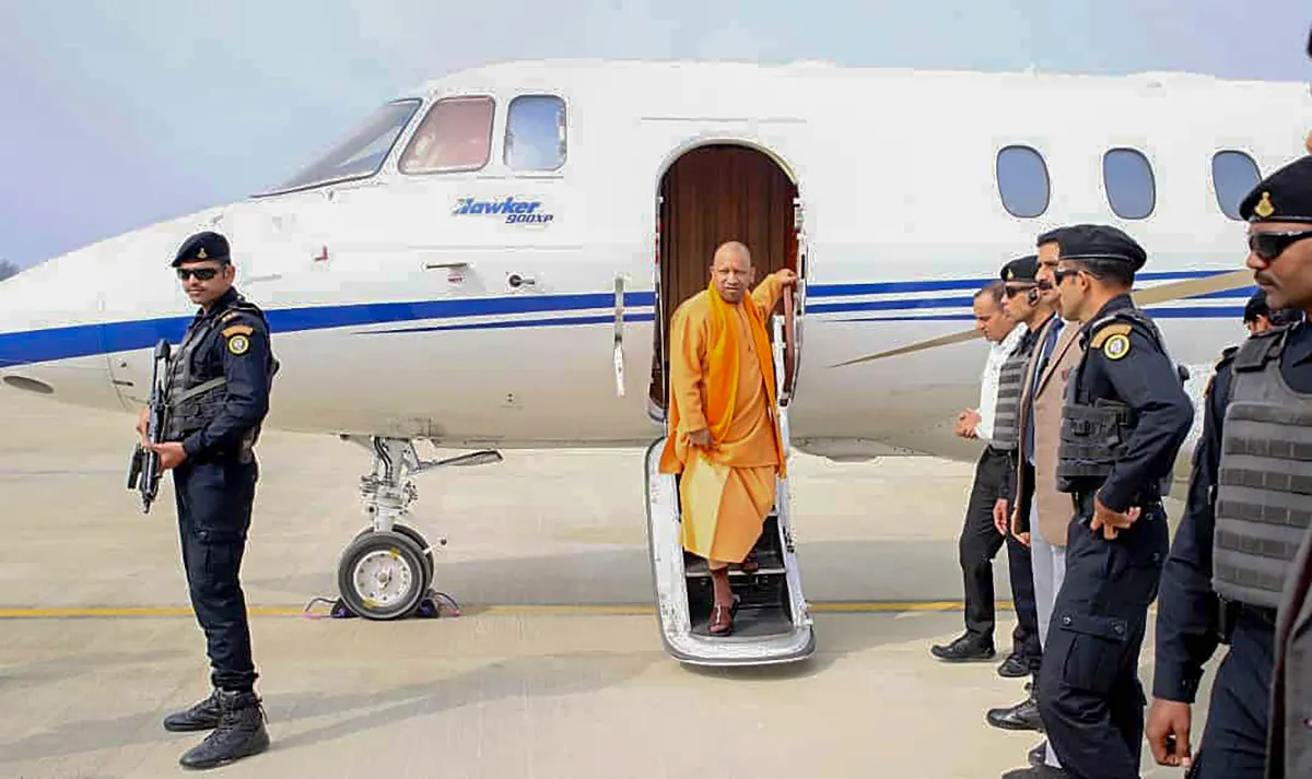 प्राण प्रतिष्ठा से पहले अयोध्या के दौरे पर CM योगी।- India TV Hindi