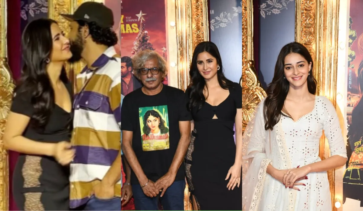 Merry Christmas Screening, Katrina Kaif, Vicky Kaushal, Vijay Sethupathi, Ananya Panday Aditya Roy- India TV Hindi
