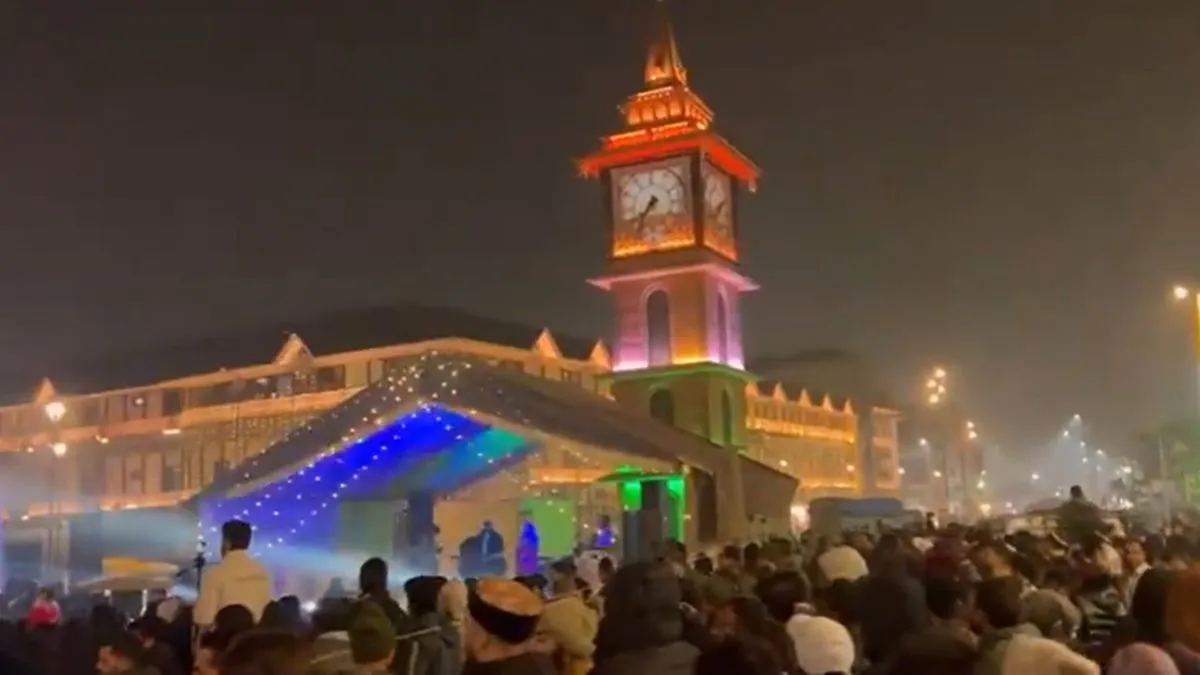 Jammu Kashmir, Srinagar, Lal Chowk, New Year, New Year 2024- India TV Hindi