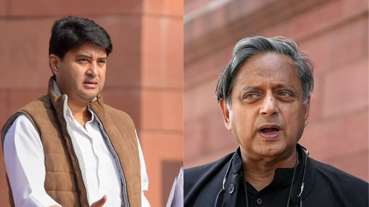Shashi Tharoor, Jyotiraditya Scindia, Congress, BJP- India TV Hindi