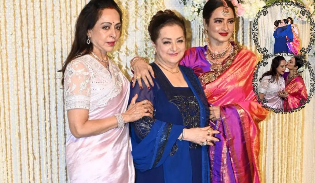 Ira Khan Reception, Rekha, Hema Malini, Saira Banu, aamir khan- India TV Hindi