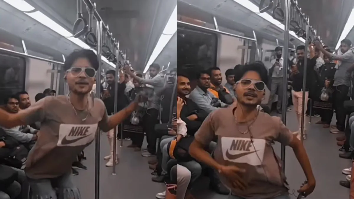 मेट्रो में डांस करता हुआ लड़का।- India TV Hindi