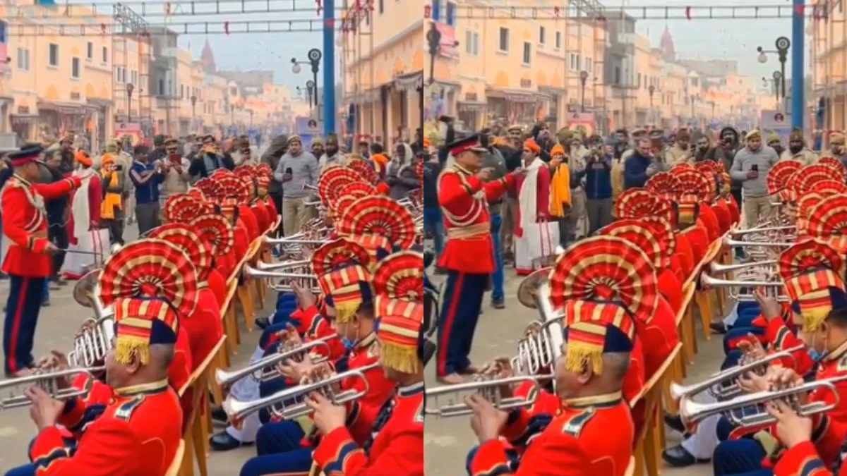 भजन पर यूपी पुलिस ने बजाया शानदार बैंड- India TV Hindi