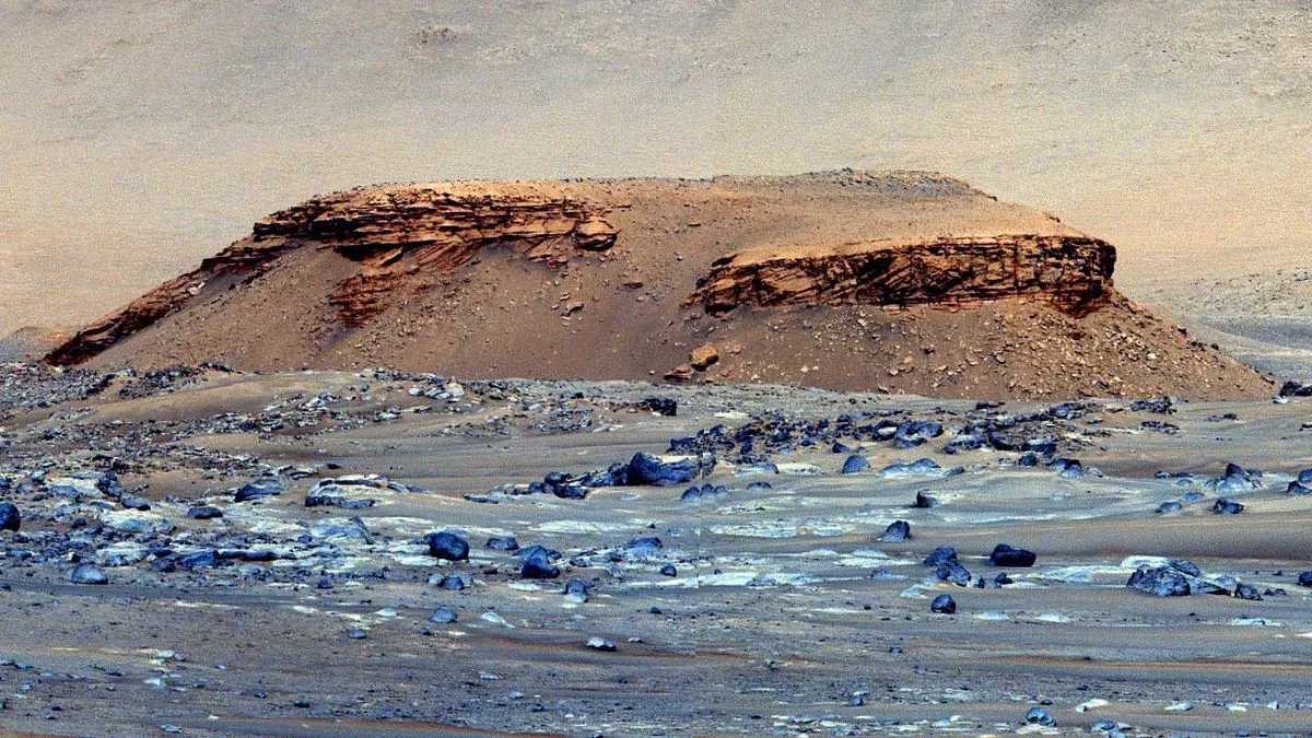 मंगल ग्रह पर मिली प्राचीन झील का दृश्य। - India TV Hindi